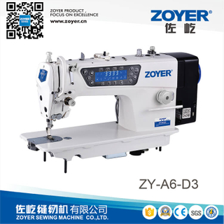 Zy-A6-D3 Zoyer falando direto acionamento auto trimmer lockstitch industrial máquina de costura
