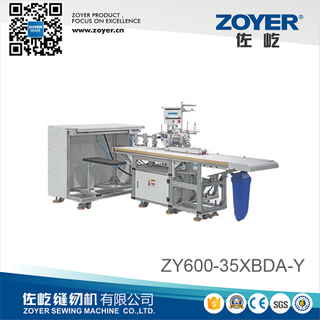 ZY600-35XBDA-Y ZOYER Bainha automática de duas agulhas, mangas e parte inferior