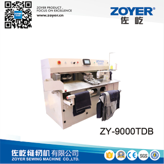 Máquina de costura de bolso automática ZY9000TDB com encaixe CNC